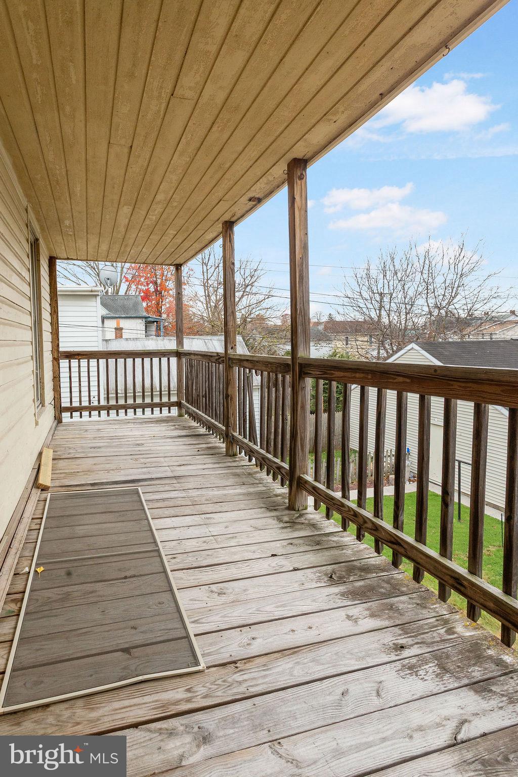 138 Pleasant Street Hanover, PA 17331 - Photo 27 of 39 a view of balcony with wooden floor