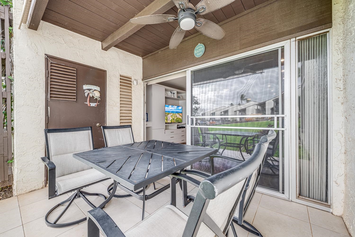 2737 South Kihei Road, Unit 142 Kihei, HI 96753 - Photo 31 of 43 a view of a dining room with furniture window and outside view