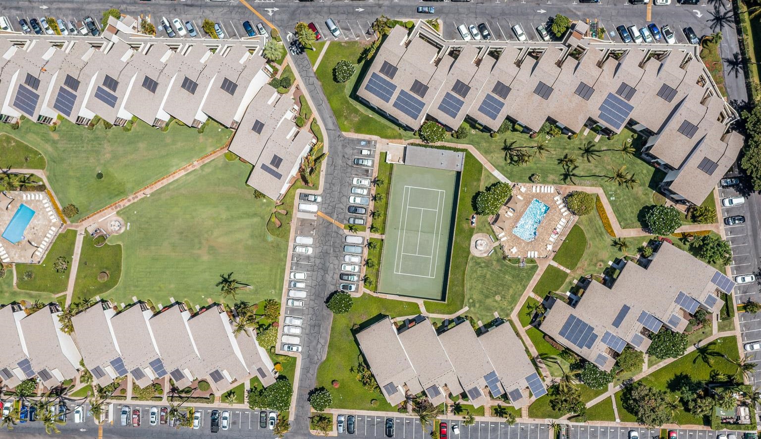 2737 South Kihei Road, Unit 142 Kihei, HI 96753 - Photo 39 of 43 an aerial view of residential house with outdoor space and parking