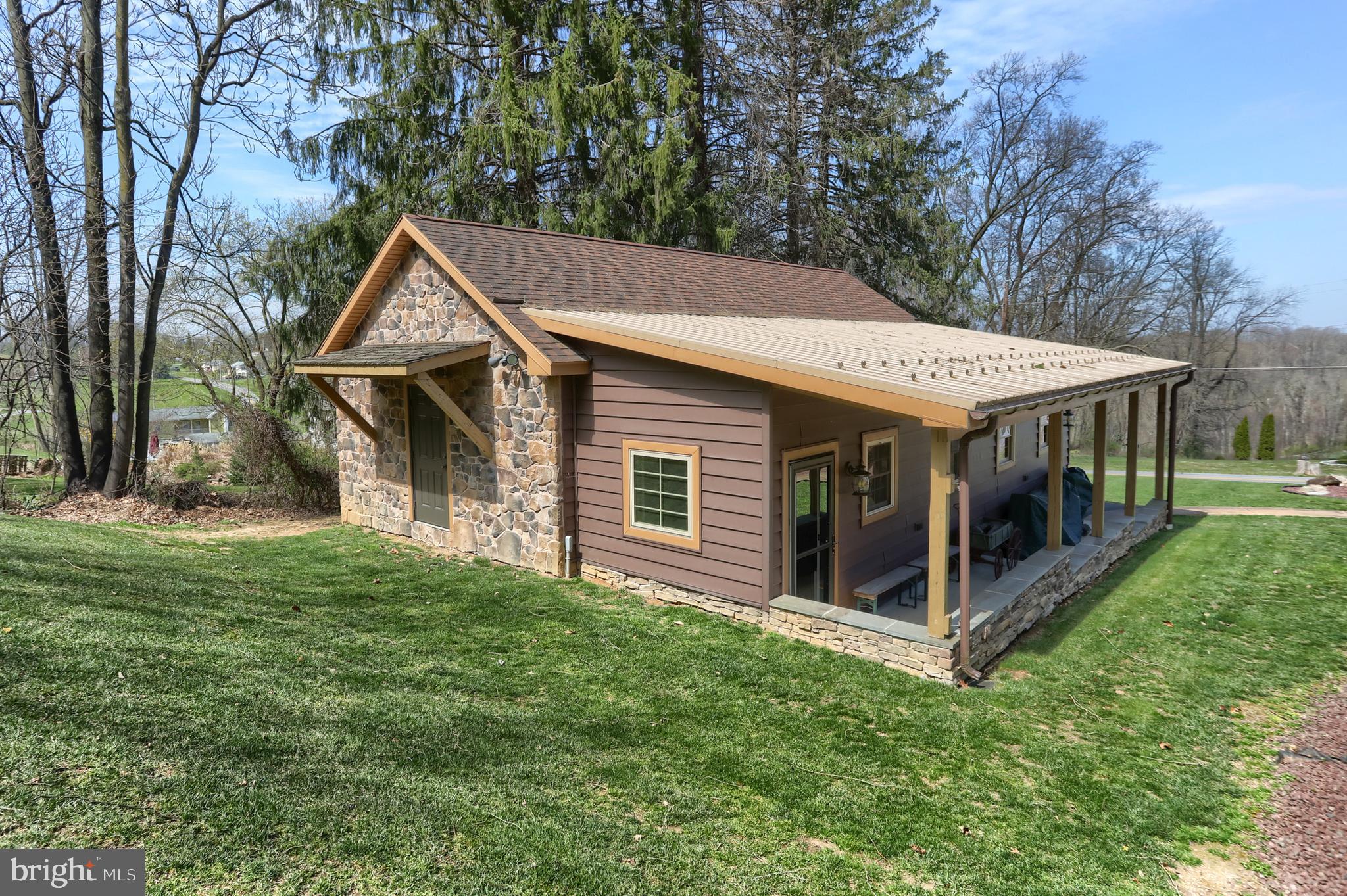 4428 Fairview Road Columbia, PA 17512 - Photo 23 of 30 Rear of det garage - covered porch and "man-cave"