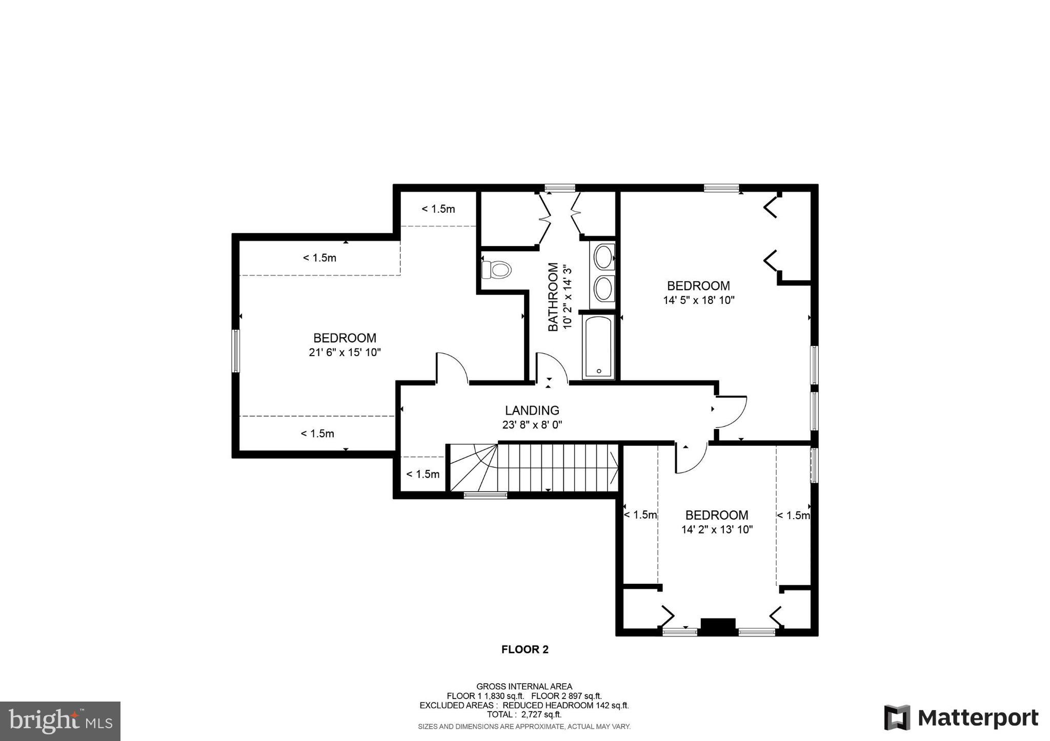 4428 Fairview Road Columbia, PA 17512 - Photo 30 of 30 Floorplan 2nd level