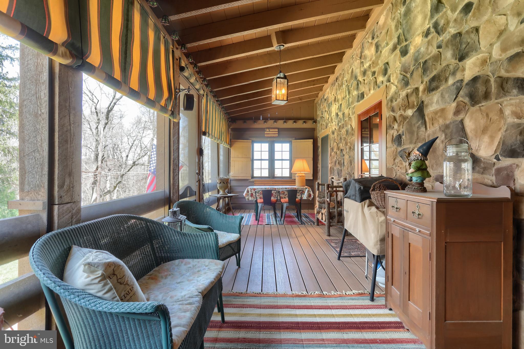 4428 Fairview Road Columbia, PA 17512 - Photo 3 of 30 Character & charm on the screened-in vaulted porch
