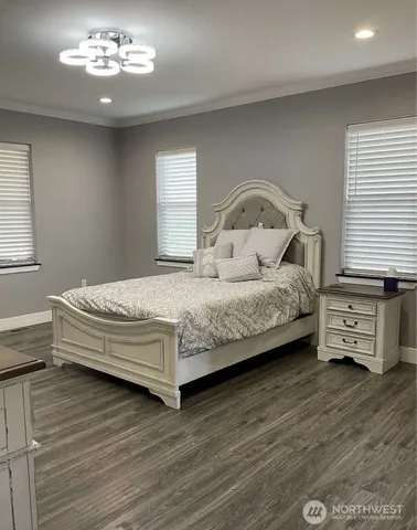 a bathroom with a shower and a toilet