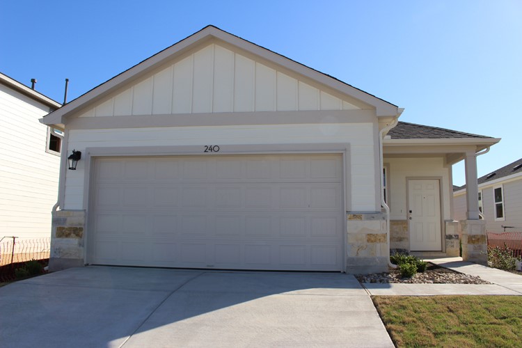 a view of a small house