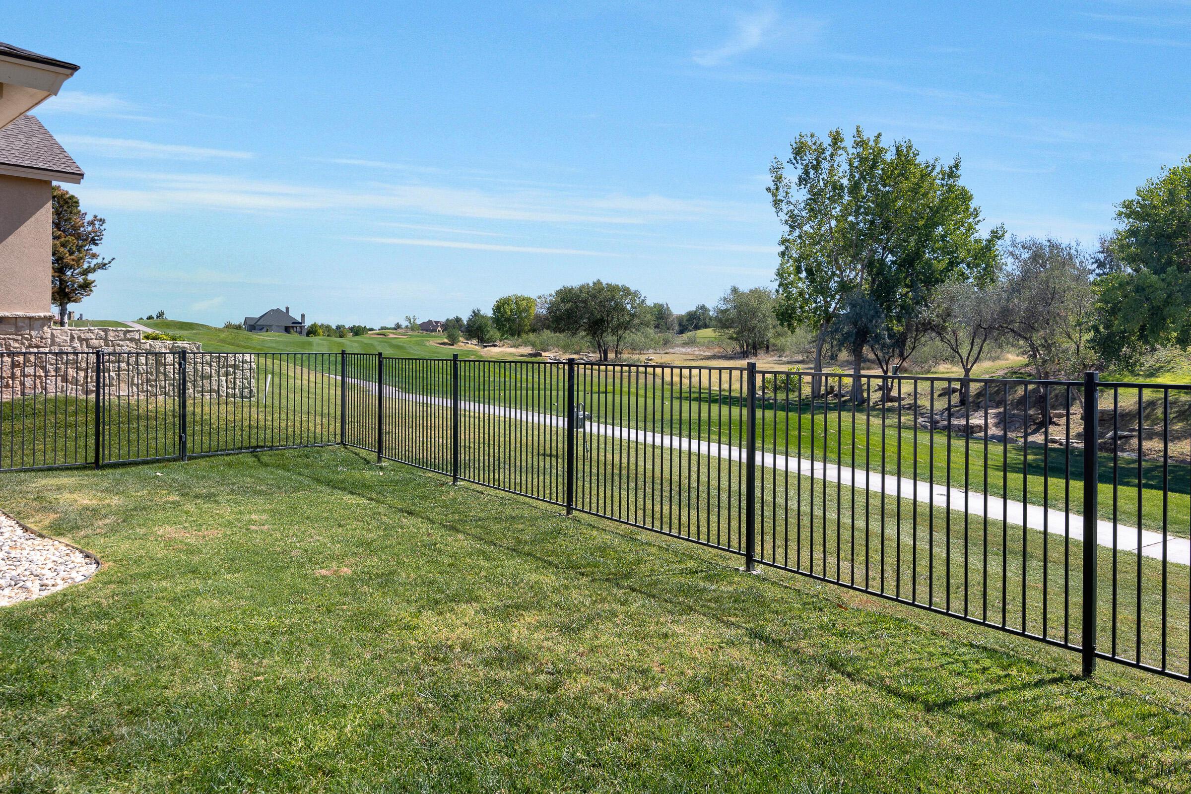 6 Merion Place Amarillo, TX 79124 - Photo 41 of 46 a view of a yard with wooden fence