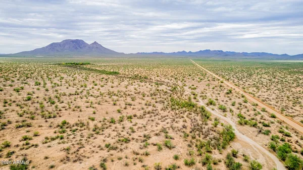 a view of a lake with a mountain