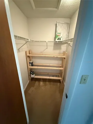 a view of walk in closet