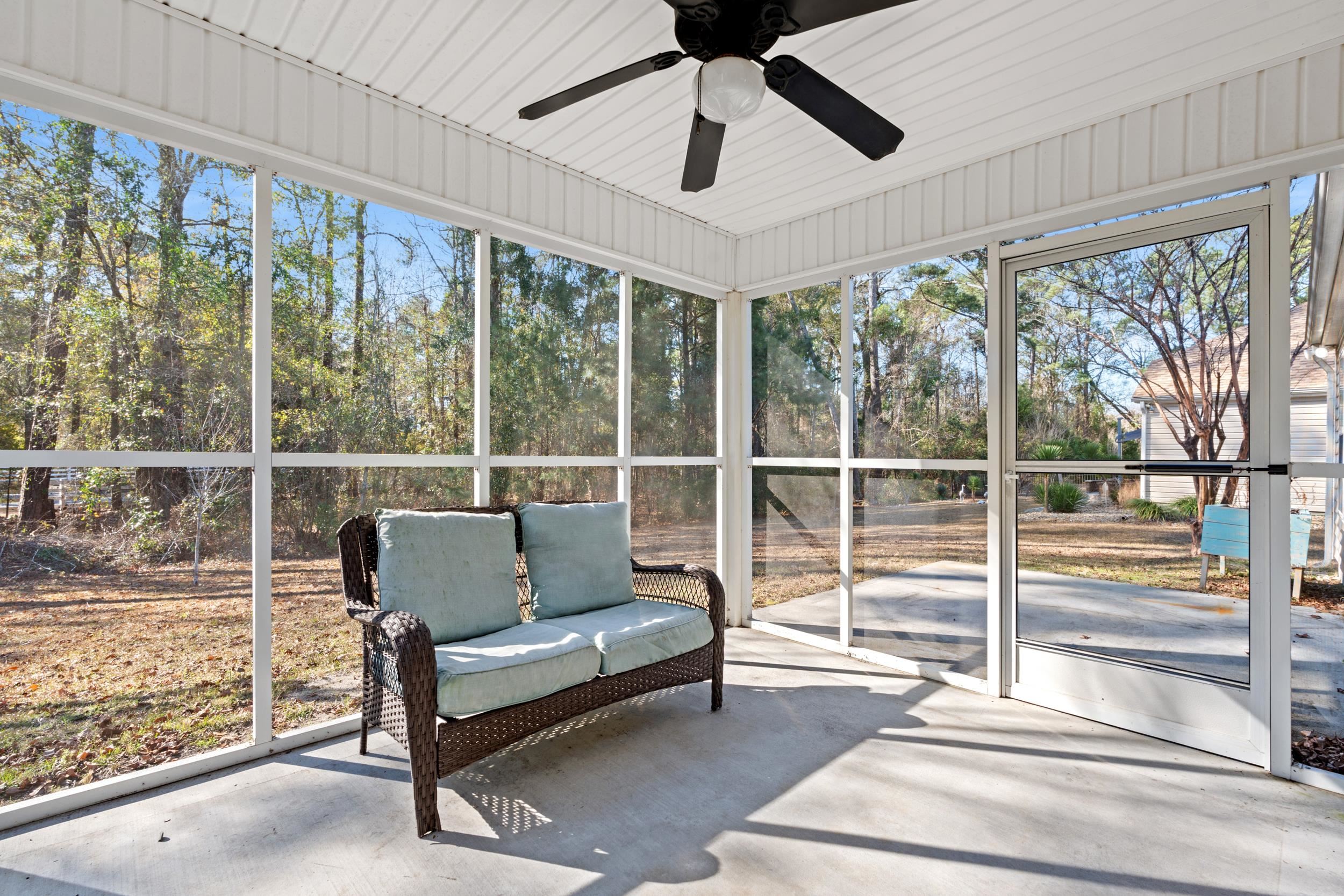 2487 Windmill Way Myrtle Beach, SC 29579 - Photo 34 of 40 Sunroom / solarium with ceiling fan