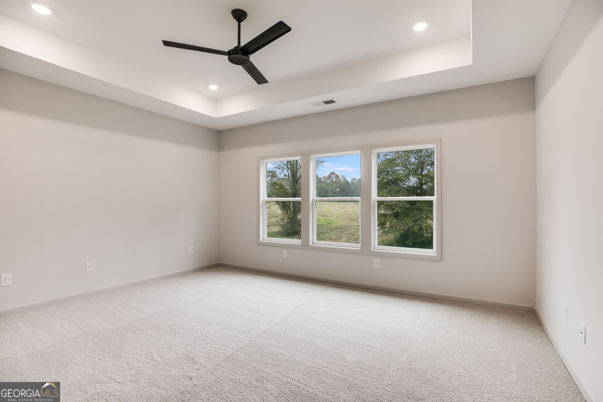 3262 Veal Road Roopville, GA 30170 - Photo 24 of 46 a view of a livingroom with a ceiling fan and window