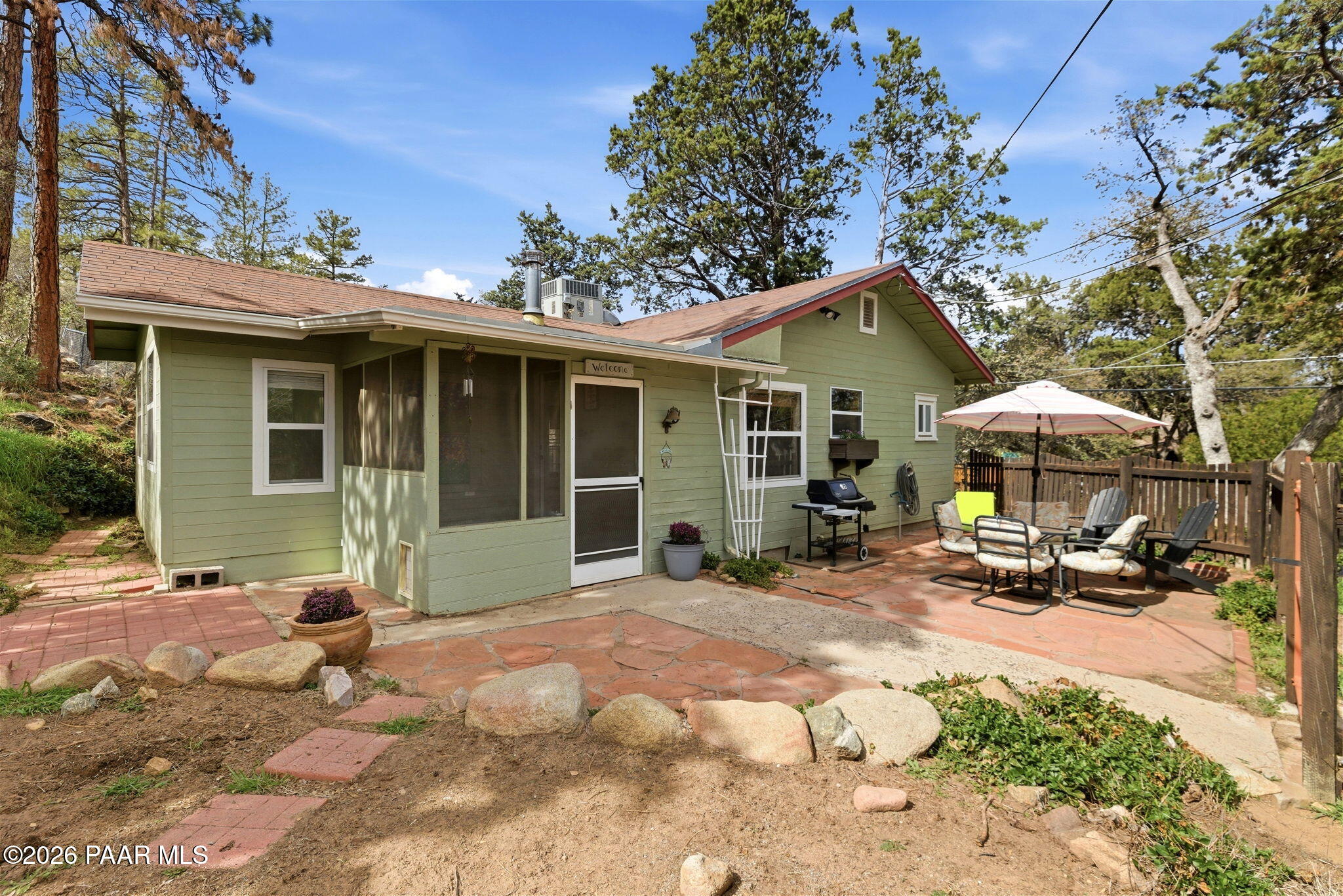 1701 Idylwild Road Prescott, AZ 86305 - Photo 1 of 26 a view of a house with a patio
