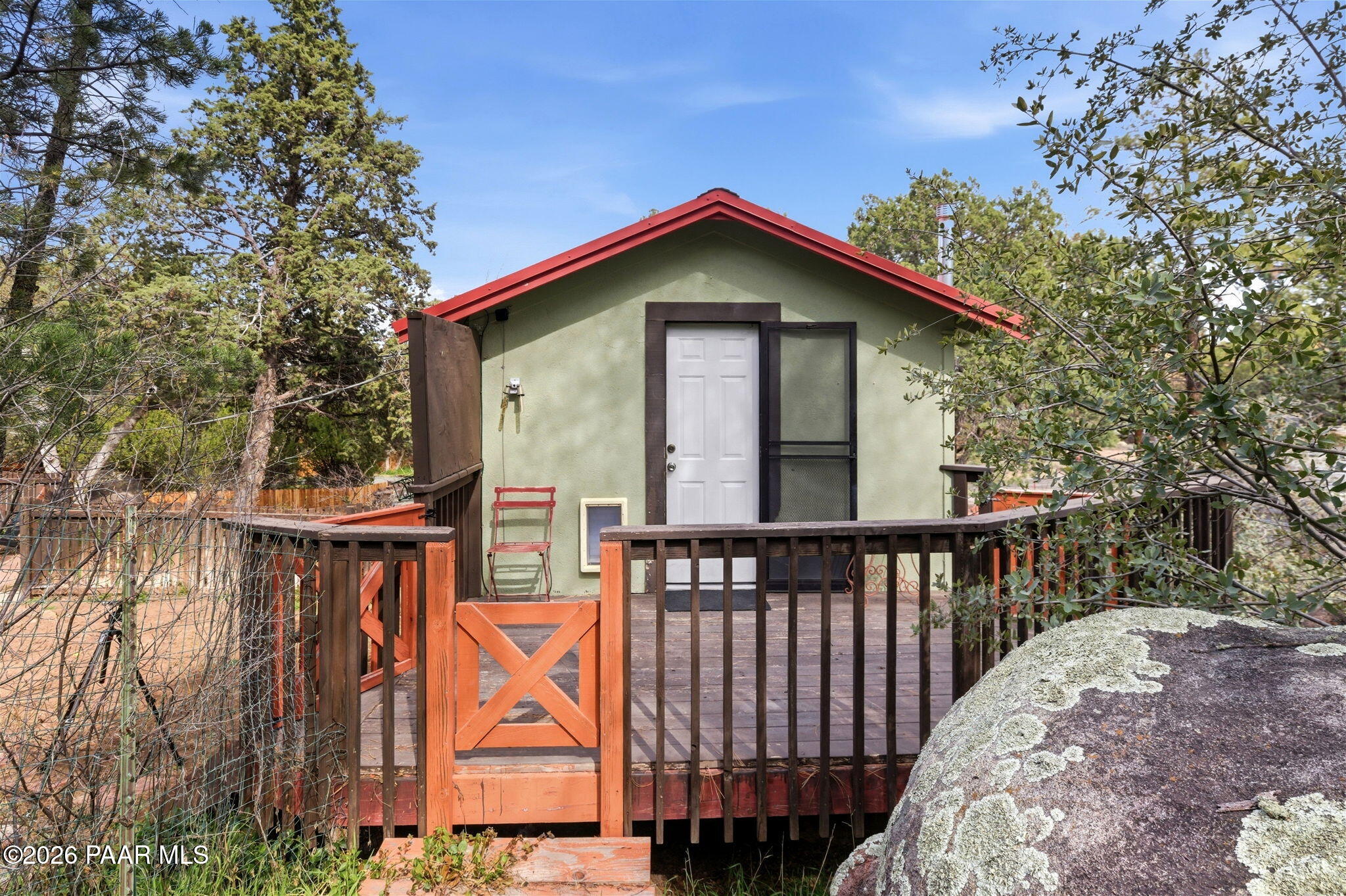 1701 Idylwild Road Prescott, AZ 86305 - Photo 18 of 26 a view of house with backyard space and deck