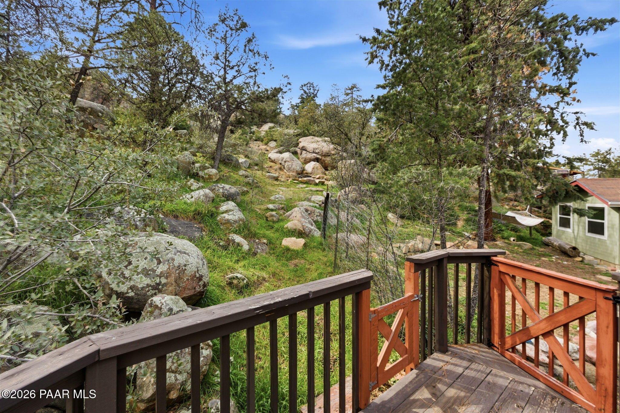 1701 Idylwild Road Prescott, AZ 86305 - Photo 19 of 26 a view of a balcony with an outdoor space
