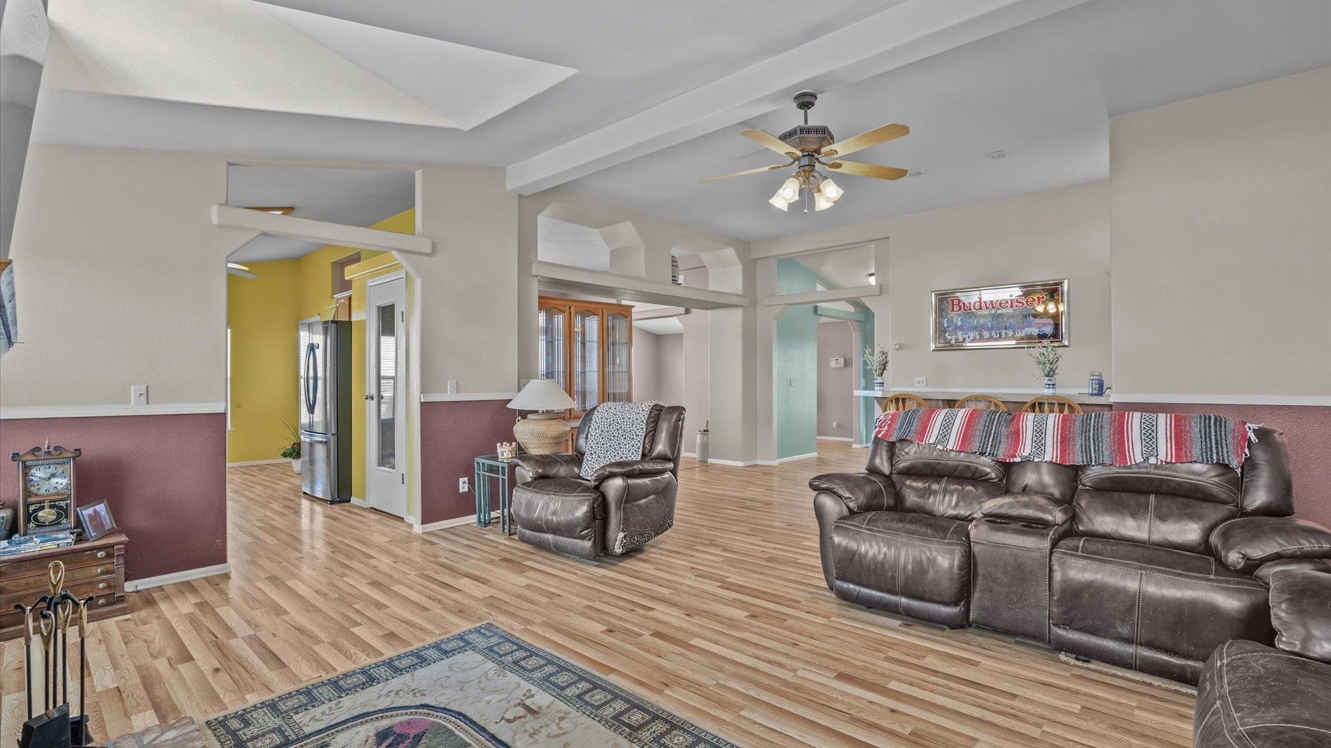 710 Old Highway Mack, CO 81525 - Photo 15 of 40 a living room with furniture and wooden floor