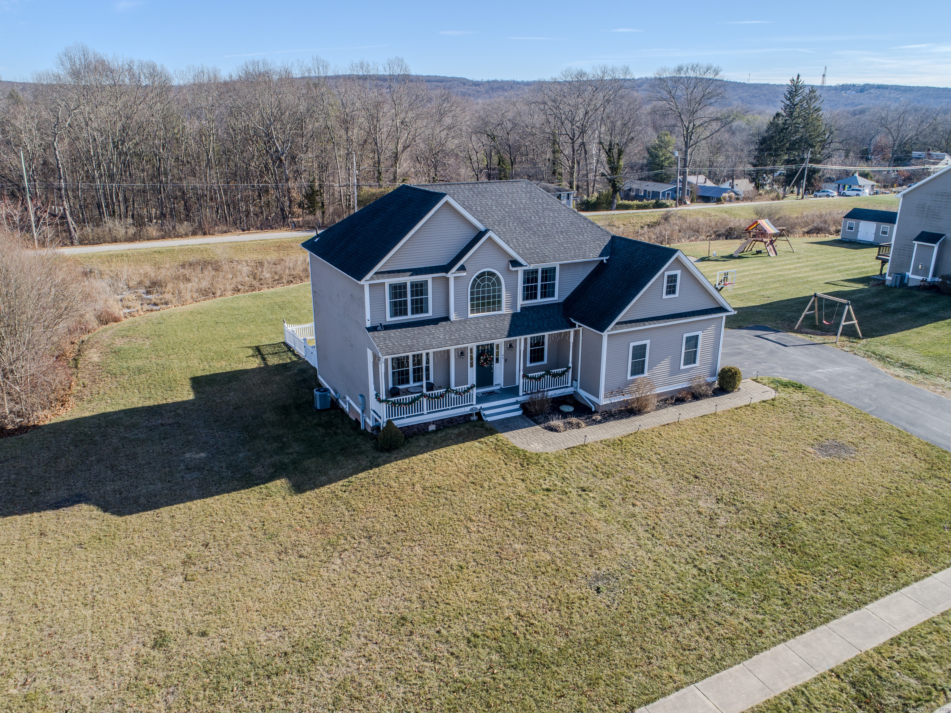 44 Trailside Crossing Middletown, CT 06457 - Photo 36 of 40 a aerial view of a house with a yard