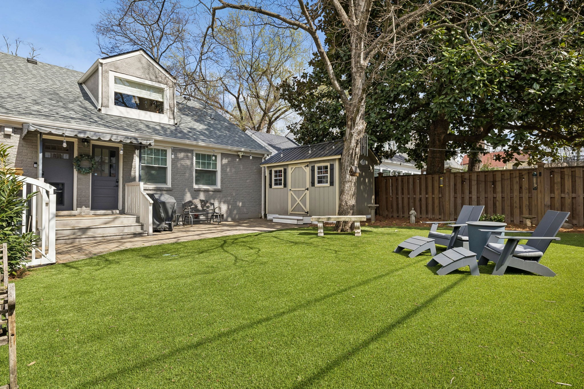 4029 Aberdeen Road Nashville, TN 37205 - Photo 40 of 51 a view of a house with backyard and sitting area