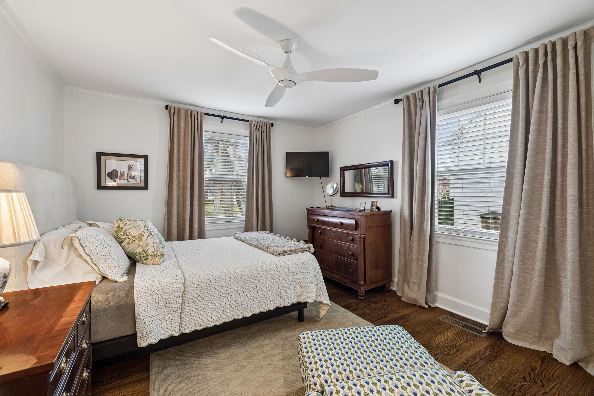 4029 Aberdeen Road Nashville, TN 37205 - Photo 10 of 51 a bedroom with a bed dresser and a window