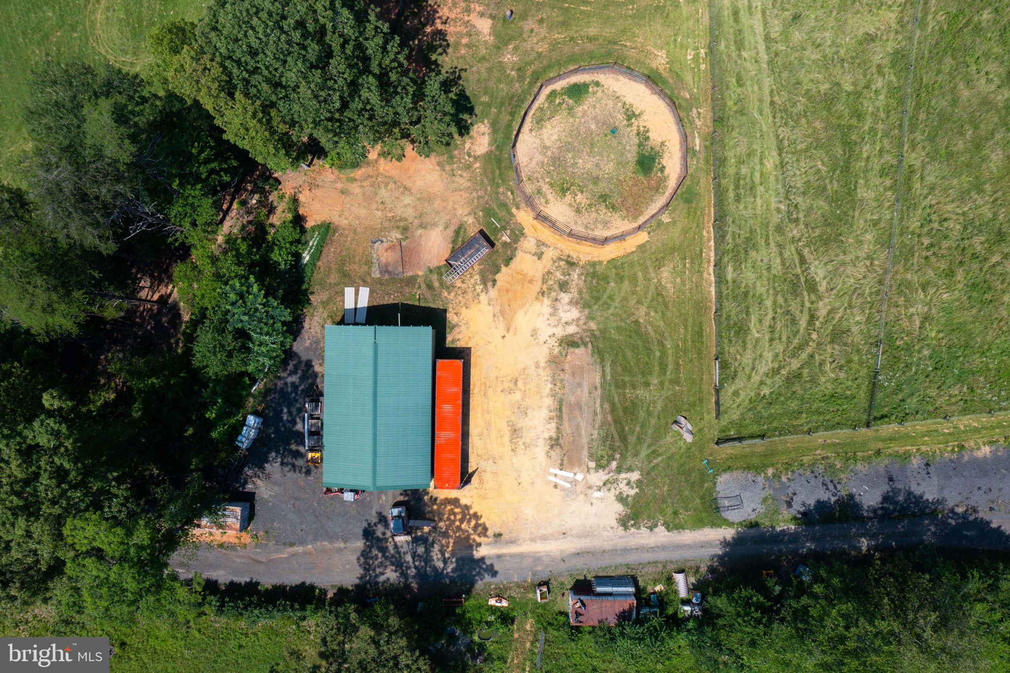 11997 Bristersburg Road Midland, VA 22728 - Photo 20 of 38 an aerial view of a house with garden space and a lake view