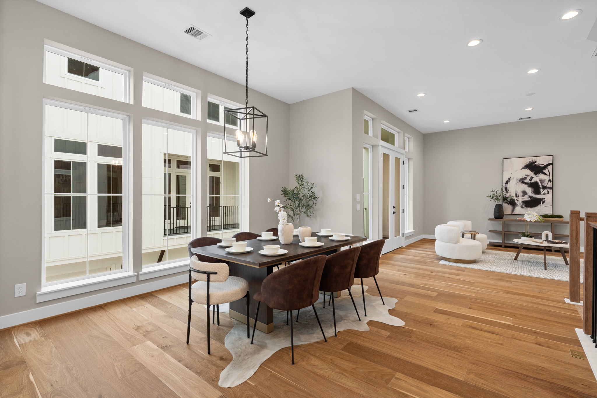 1177 West 19th Street Houston, TX 77008 - Photo 19 of 40 a view of a dining room with furniture window and wooden floor