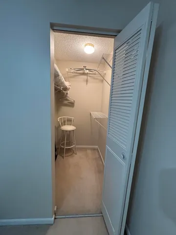 a view of walk in closet