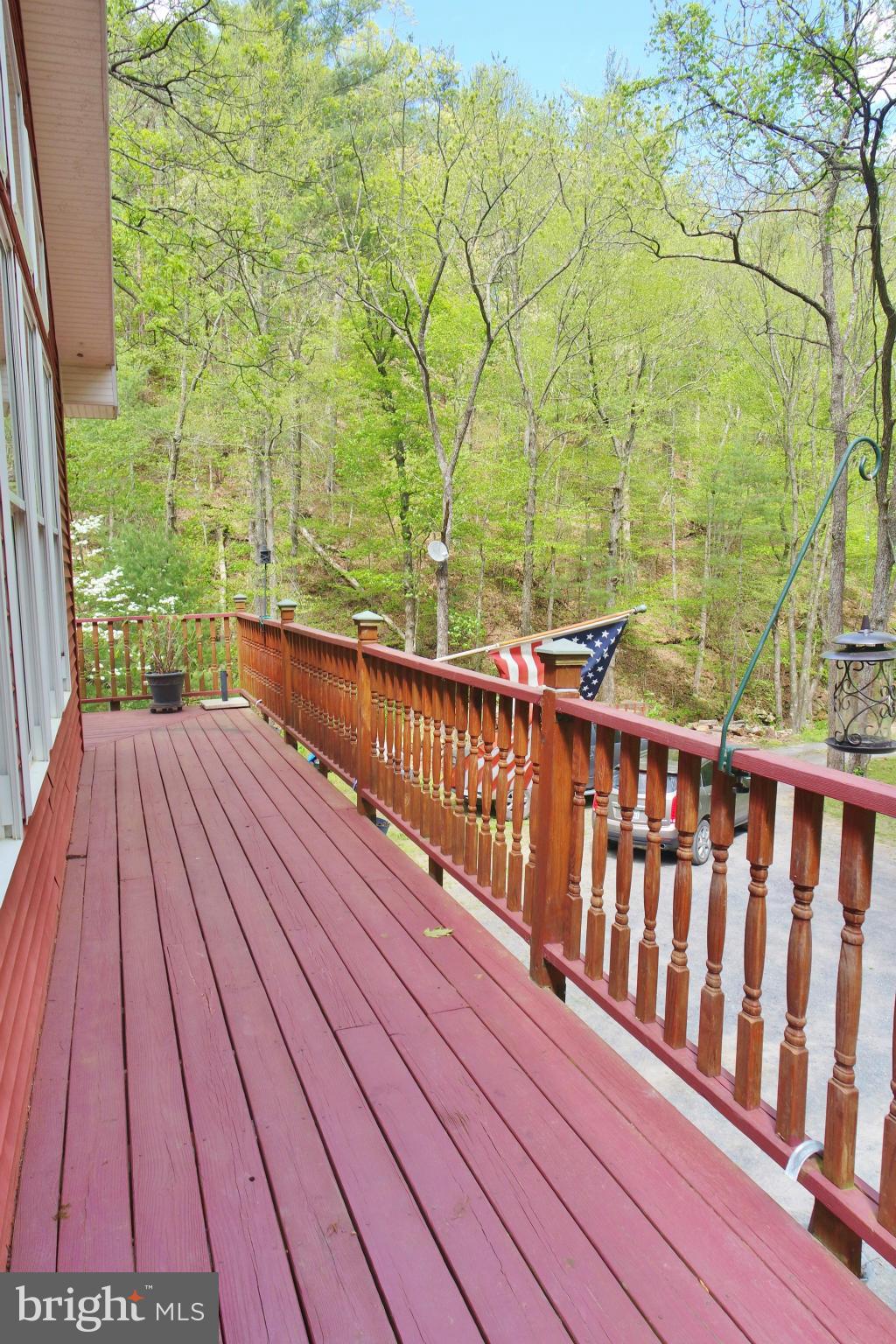 974 North Maple Road Mount Jackson, VA 22842 - Photo 29 of 30 a view of wooden balcony with a yard