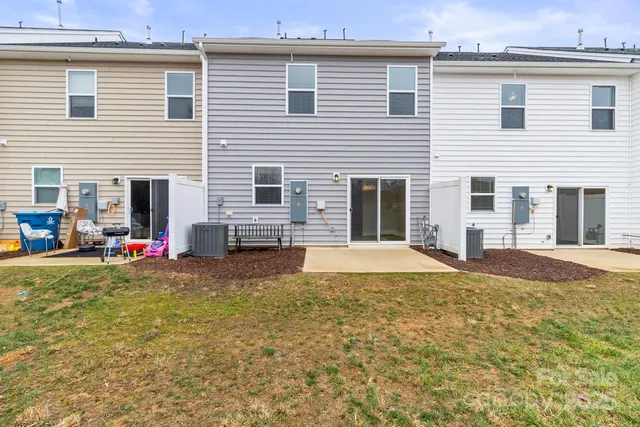 a view of a house with a patio