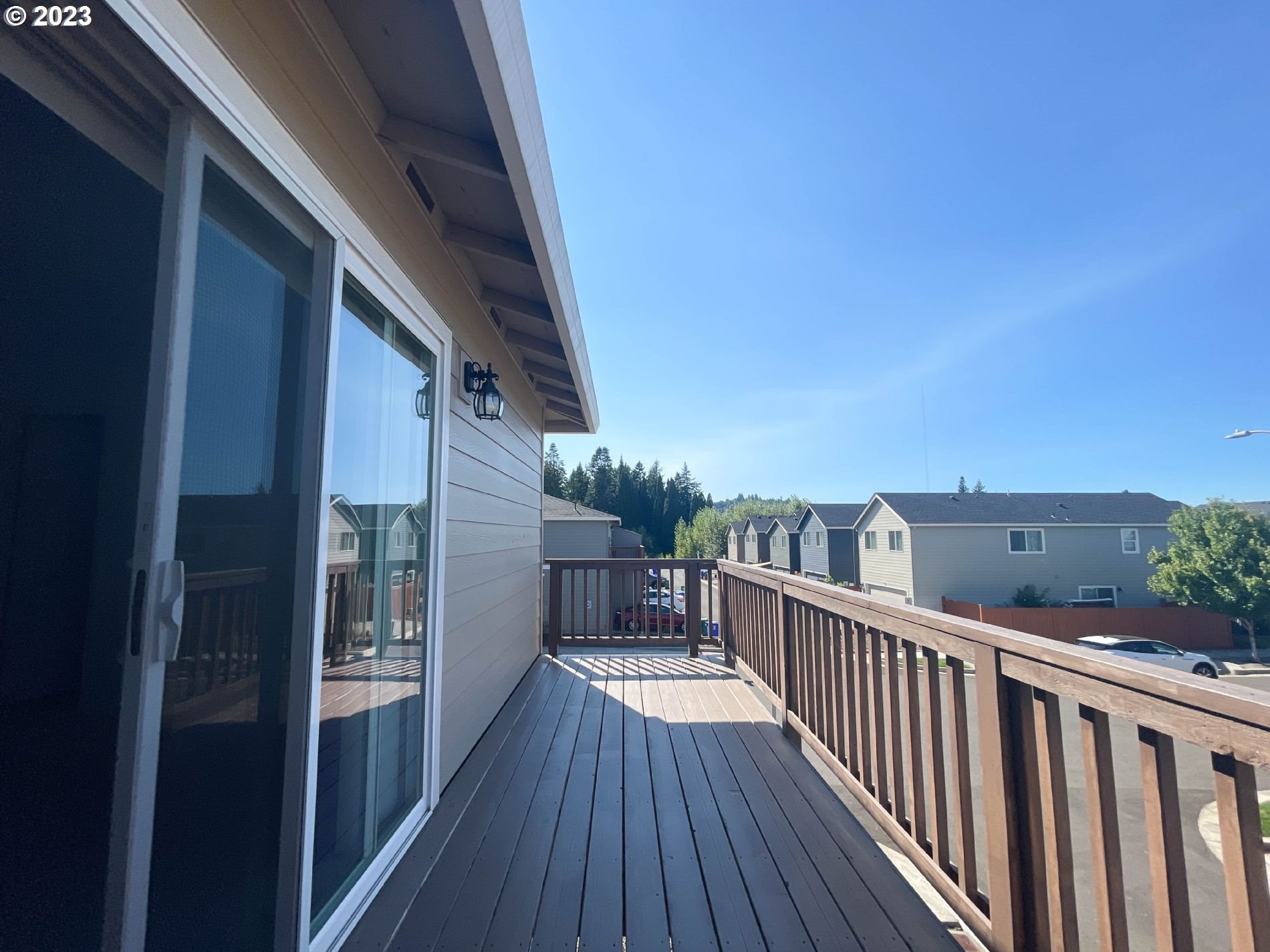 2211 Southeast 19th Street Gresham, OR 97080 - Photo 12 of 16 a view of balcony with wooden floor