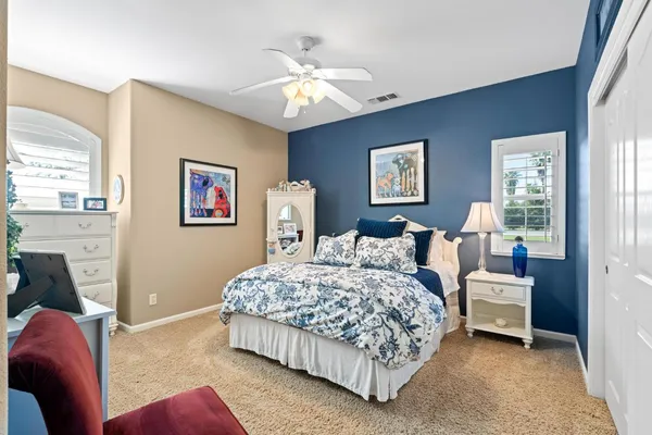 a kitchen with lots of counter top space