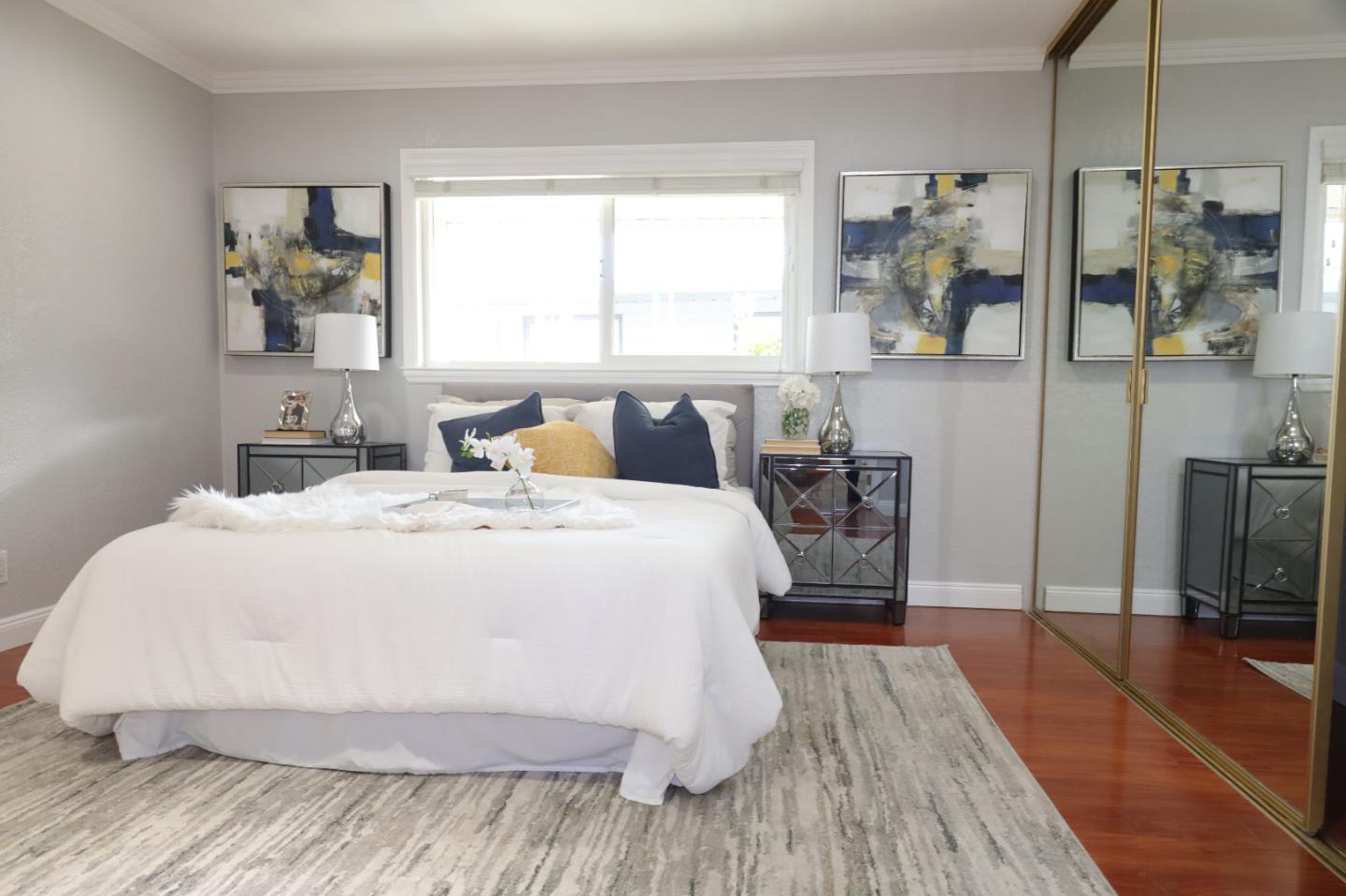 5450 Monterey Road, Unit 168 San Jose, CA 95111 - Photo 20 of 65 a large white bed in a white room