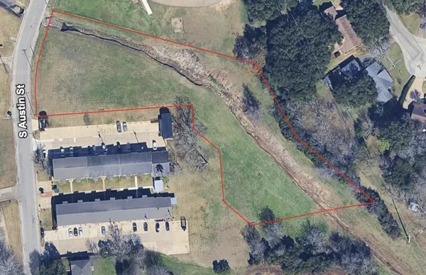 a bird view of a house