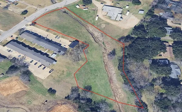 a aerial view of a house