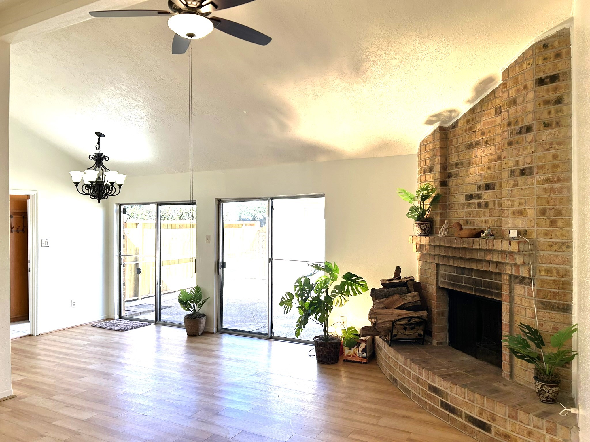 25414 Cottage Hill Lane Spring, TX 77373 - Photo 13 of 50 a living room with furniture and a fireplace