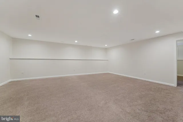 a view of an empty room