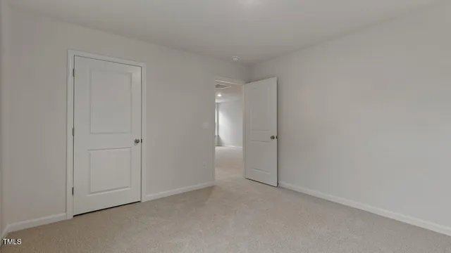 a view of an empty room