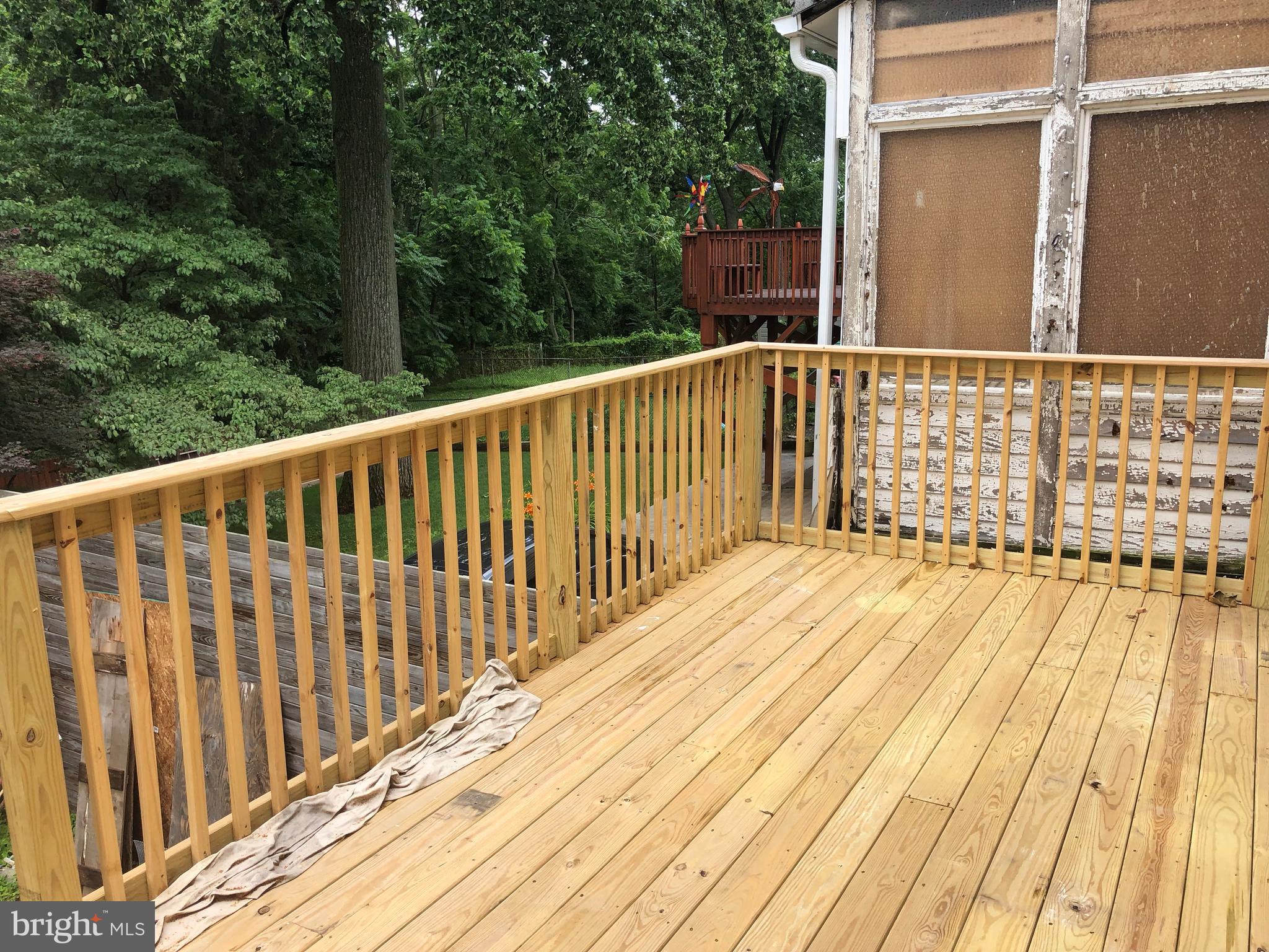 7703 Parkview Road Upper Darby, PA 19082 - Photo 13 of 30 a view of wooden balcony with wooden floor
