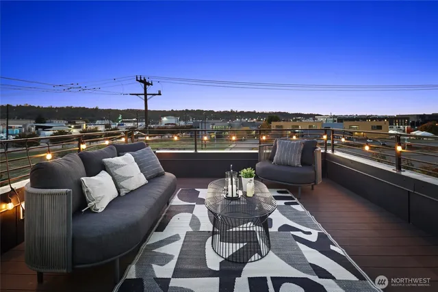 a front view of a building with street view