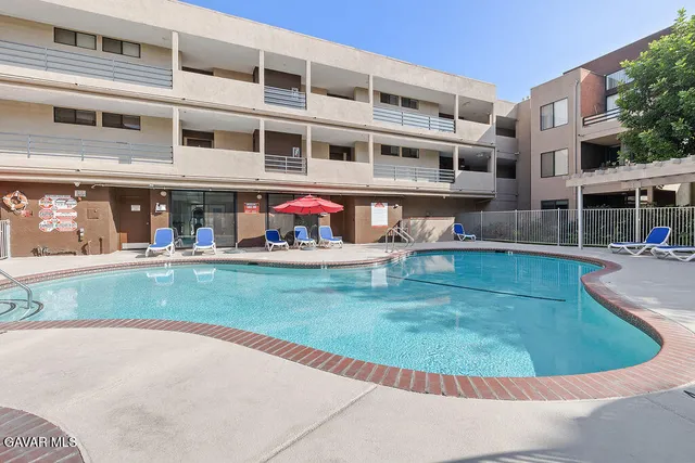 a view of building with outdoor space