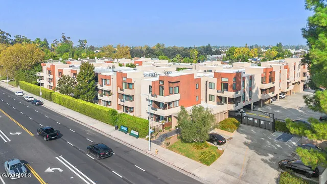 a view of a city that has tall buildings