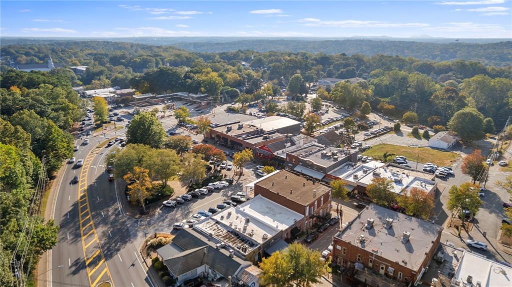 495 Ramsdale Drive Roswell, GA 30075 - Photo 27 of 32 an aerial view of a city with lots of residential buildings