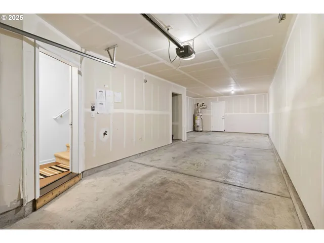 a view of a house with a small garden