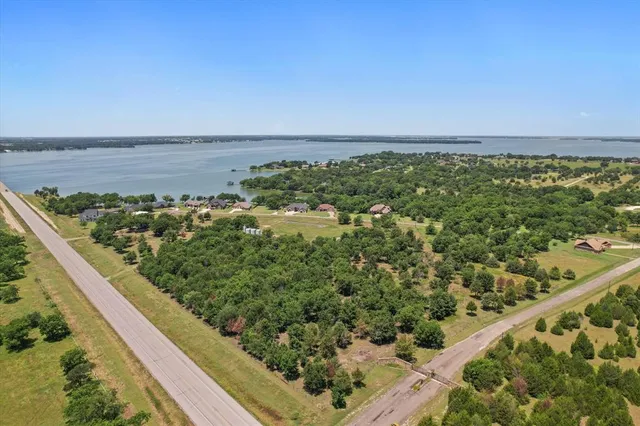 a view of a lake from a balcony