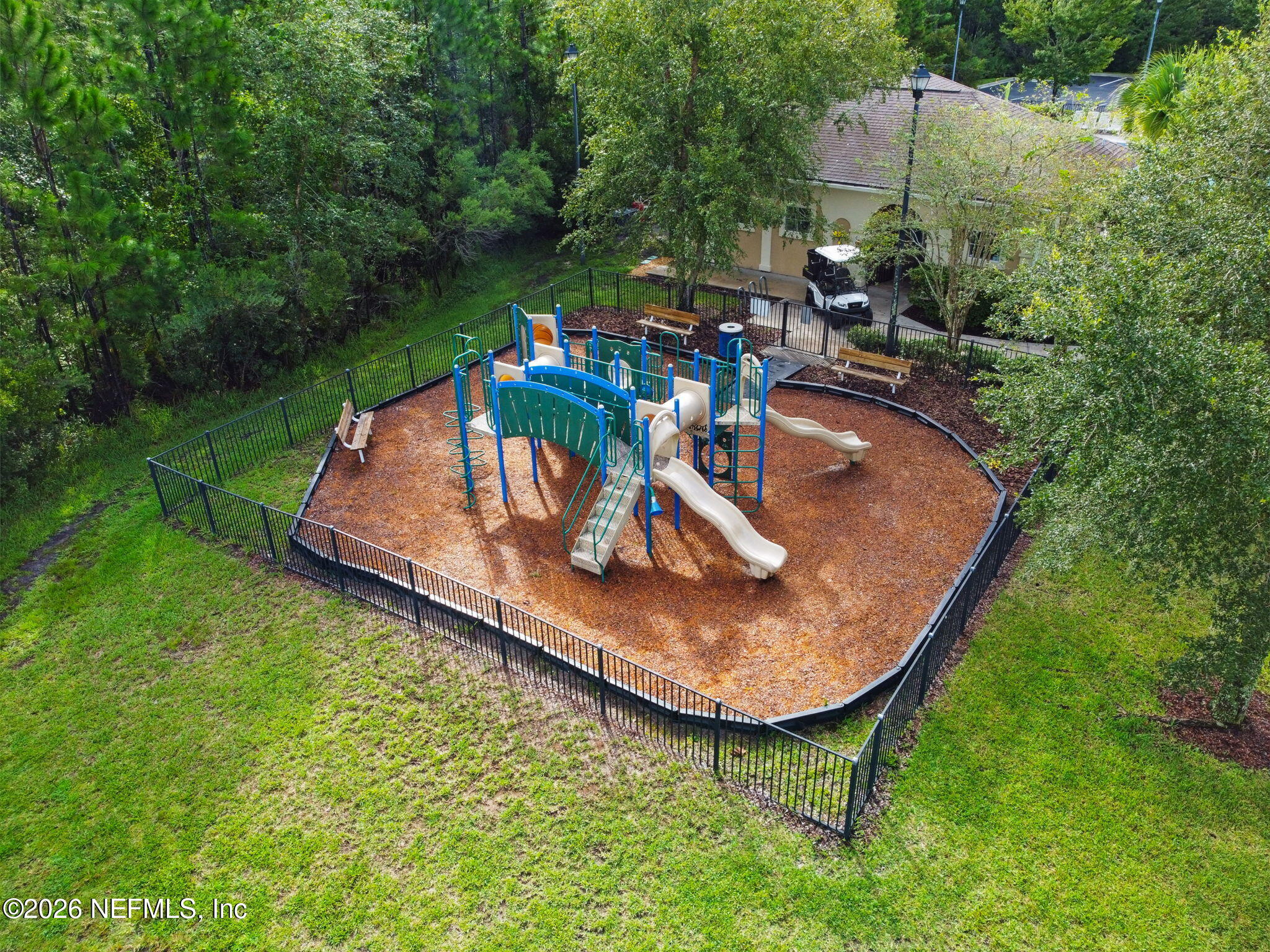 2113 Golden Lake Loop St. Augustine, FL 32084 - Photo 47 of 50 an aerial view of a house with garden space and street view