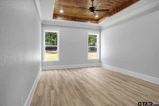 wooden floor in an empty room