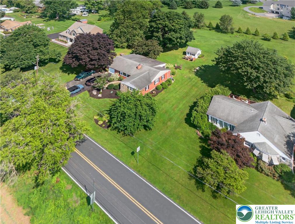 4164 Hecktown Road Bethlehem, PA 18020 - Photo 37 of 39 an aerial view of a house with a yard