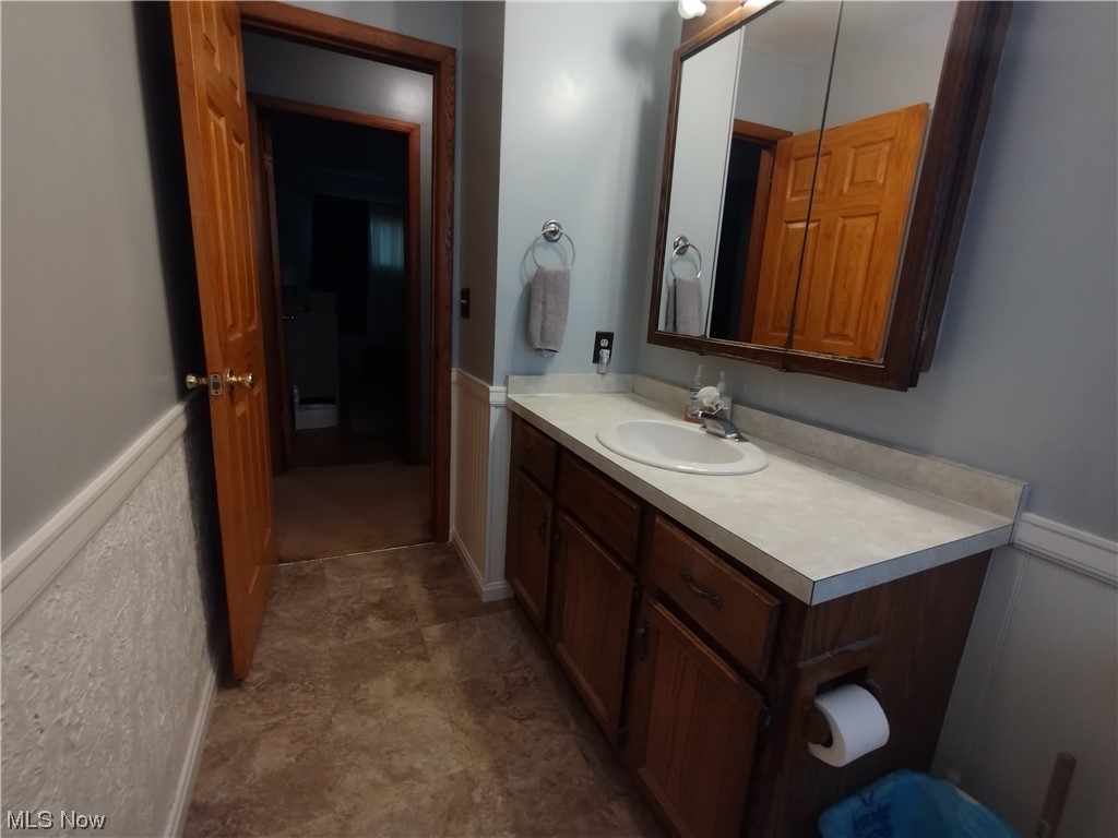 40 Taylor Road Barberton, OH 44203 - Photo 12 of 18 Bathroom featuring vanity and tile flooring