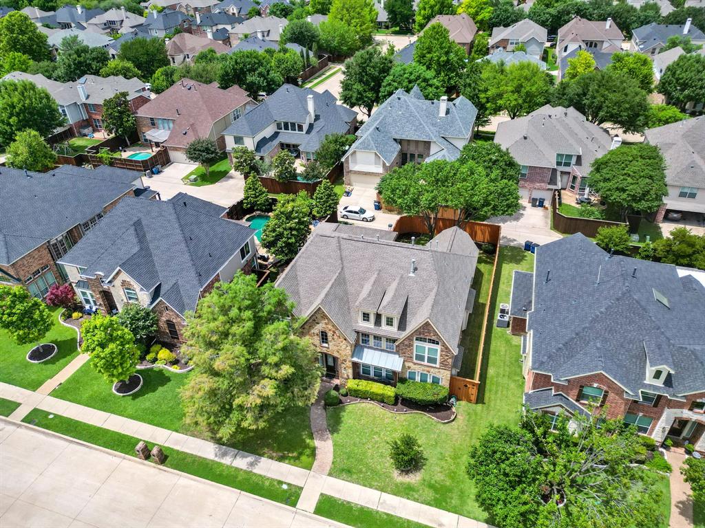 2012 Burnside Drive Allen, TX 75013 - Photo 2 of 40 an aerial view of multiple houses with yard