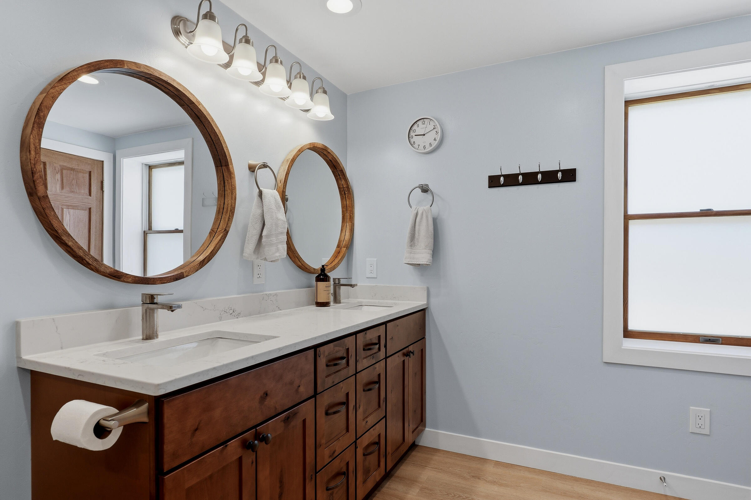 11020 Wilke Lake Road Schleswig, WI 53042 - Photo 33 of 62 Vanity with Solid Surface Counters