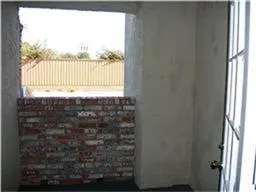 a bathroom with a window