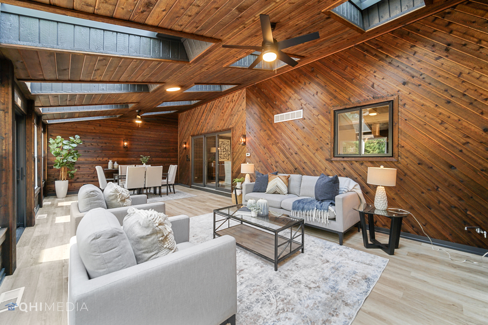 1801 Orchard Road Wheaton, IL 60189 - Photo 13 of 41 a living room with furniture and a ceiling fan