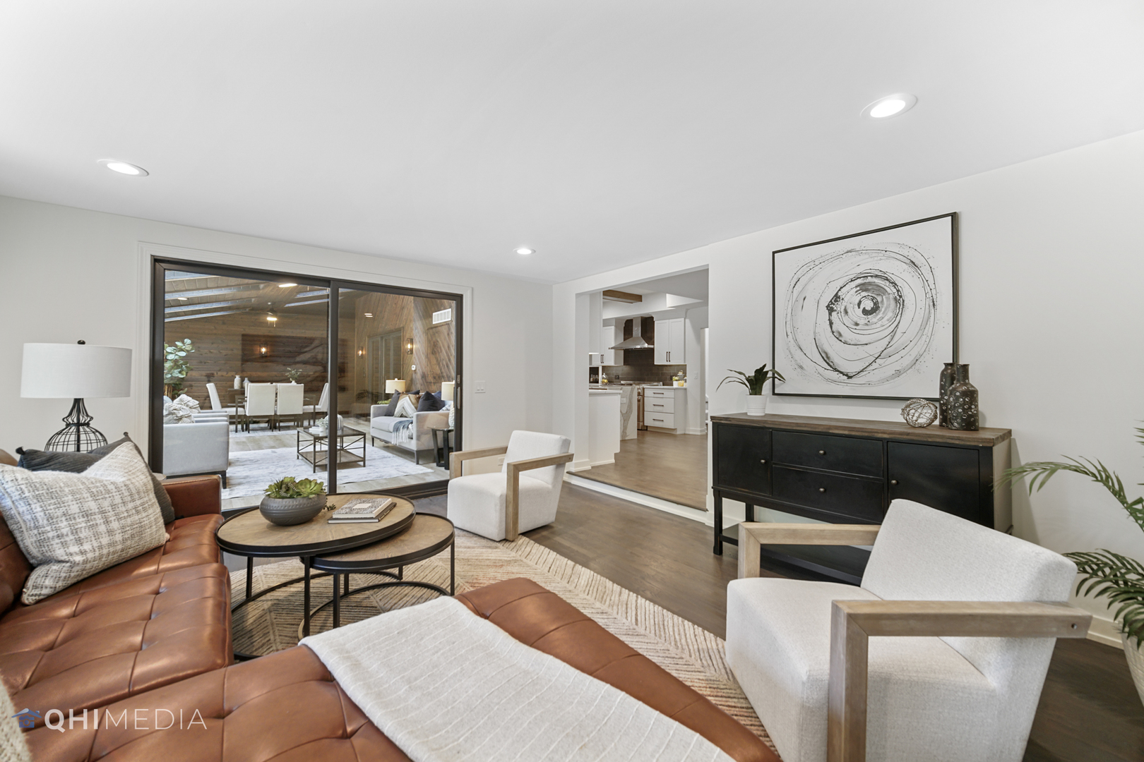 1801 Orchard Road Wheaton, IL 60189 - Photo 14 of 41 a living room with furniture and a clock