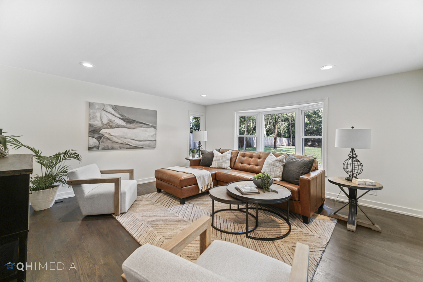 1801 Orchard Road Wheaton, IL 60189 - Photo 15 of 41 a living room with furniture and a wooden floor
